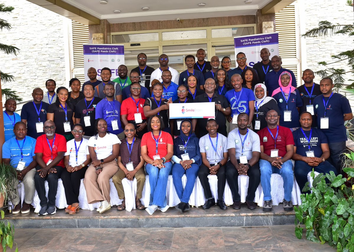 wfsaorg's tweet image. 🎉 The inaugural SAFE Paeds Cleft training took place in Lagos &amp;amp; Abuja, Nigeria on 7–8 July 2025!

🩺 Led by PASoN &amp;amp; supported by @Smiletrain , 62 physician anaesthetists (53 consultants, 9 residents) were trained to strengthen safe cleft care in Nigeria. 👏