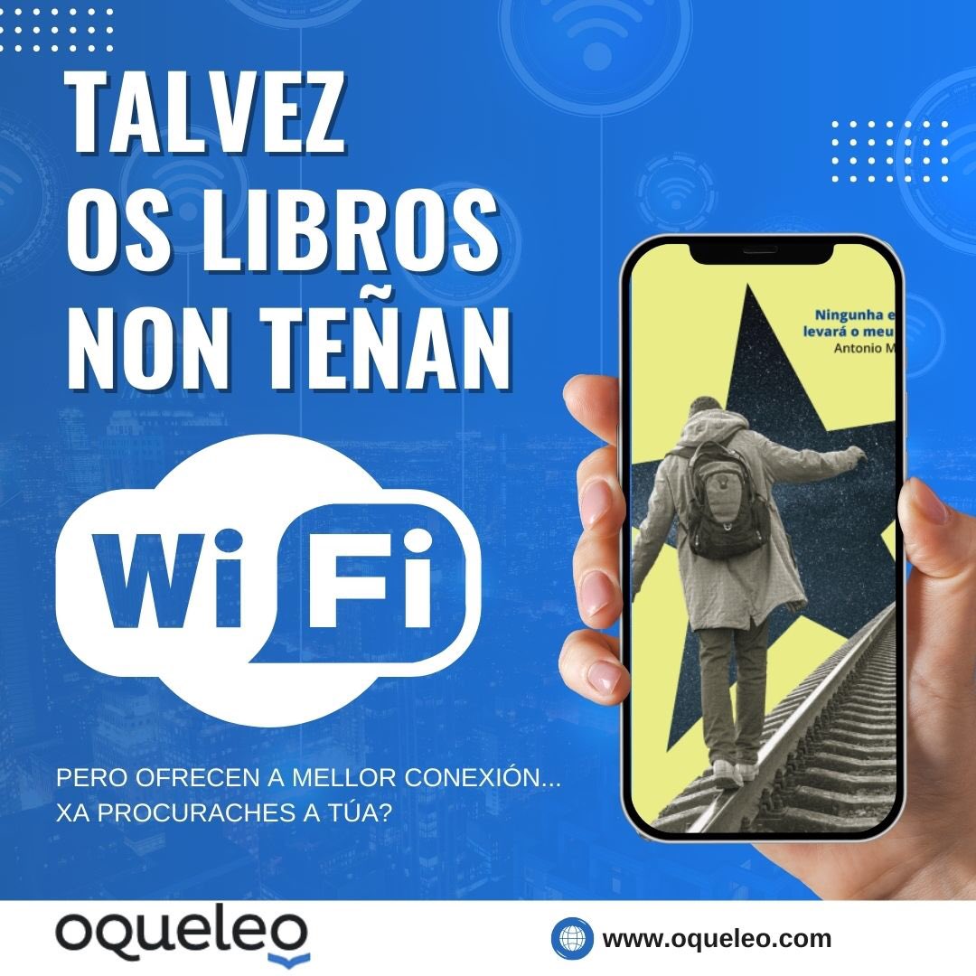 Se cadra os libros non van con wifi… pero ofrecen a mellor conexión 🥰🫶🏼. #OsLibrosSonParaOVerán #Lecer #oqueleo #LIX #NingunhaEstrelaLevaráOMeuNome