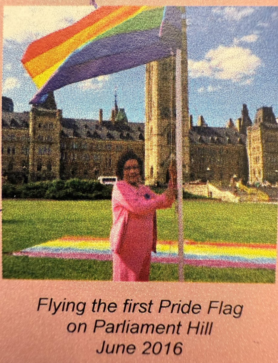 Remember this? At raising of the first Pride flag on the Hill in 2016! 

Another iconic moment for the countdown to #VANPRIDE