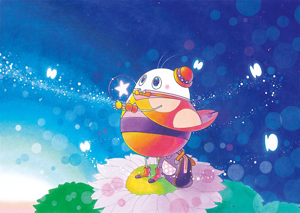 eguchi_tomomi's tweet photo. 画像：「キンセンカの夜」(部分)
使用画材：
・コピックマルチライナー
・コピック
・色鉛筆
・ポスターカラー

#illustration
#イラスト
#littleladybird
#てんとうさん
#butterfly
#蝶
#stars
#星
#calendula
#キンセンカ
#copic
#コピック
#colorpencils
#色鉛筆
#postercolor
#ポスターカラー https://t.co/yUL2Pavmrx