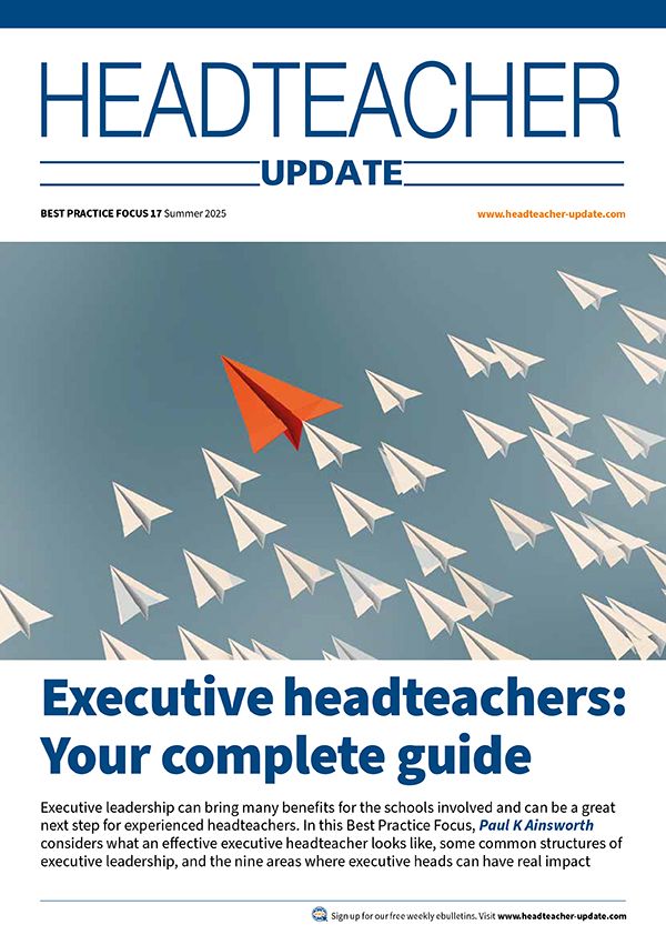 Headteacher Update (@headteachernews) on Twitter photo Your guide to executive headship: In our latest 7-page Best Practice Focus, <a href="/pkainsworth/">βππ¦π π. πΈπππ€π¨π π£π₯π π½ββπ πππΌ</a> considers what an effective executive head looks like, common structures of executive #leadership & nine areas where executive heads can have real impact buff.ly/xEvkQ9u #schools Your guide to executive headship: In our latest 7-page Best Practice Focus, <a href="/pkainsworth/">βππ¦π π. πΈπππ€π¨π π£π₯π π½ββπ πππΌ</a> considers what an effective executive head looks like, common structures of executive #leadership & nine areas where executive heads can have real impact buff.ly/xEvkQ9u #schools
