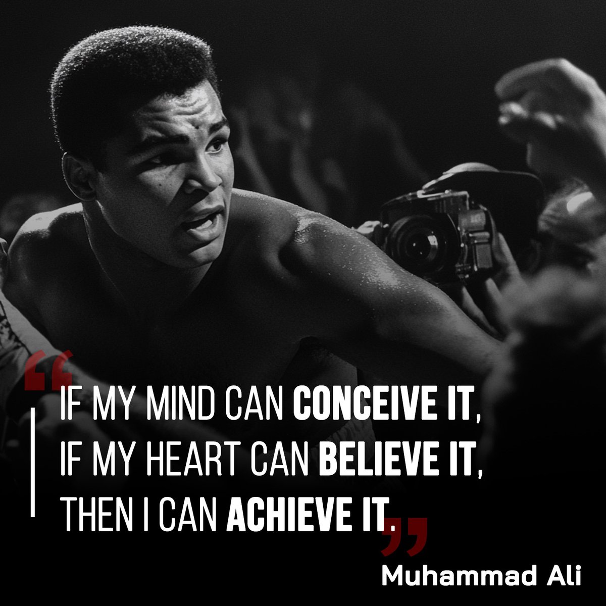 QNET_India's tweet image. #MondayMotivation #HighAchievers #LiveTheDream #MuhammadAli #QNETIndia