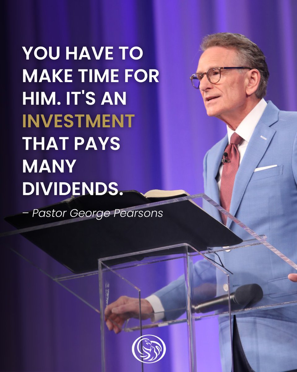 Time spent with God is never wasted, it’s an investment that yields peace, wisdom, strength and direction.

He’s not asking for leftovers. He’s inviting you to put Him first, knowing that everything else will follow.

#SeekHimFirst #FaithInAction #EMIC #GeorgePearsons