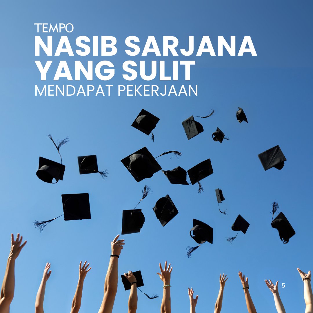 Lulus Kuliah ≠ Langsung Kerja?🤷‍♀️

Banyak sarjana kesulitan mendapatkan pekerjaan. Data terbaru menunjukkan lulusan perguruan tinggi menyumbang 6,5 persen dari total pengangguran. 

Apa yang jadi penyebab utama?

#TempoThread