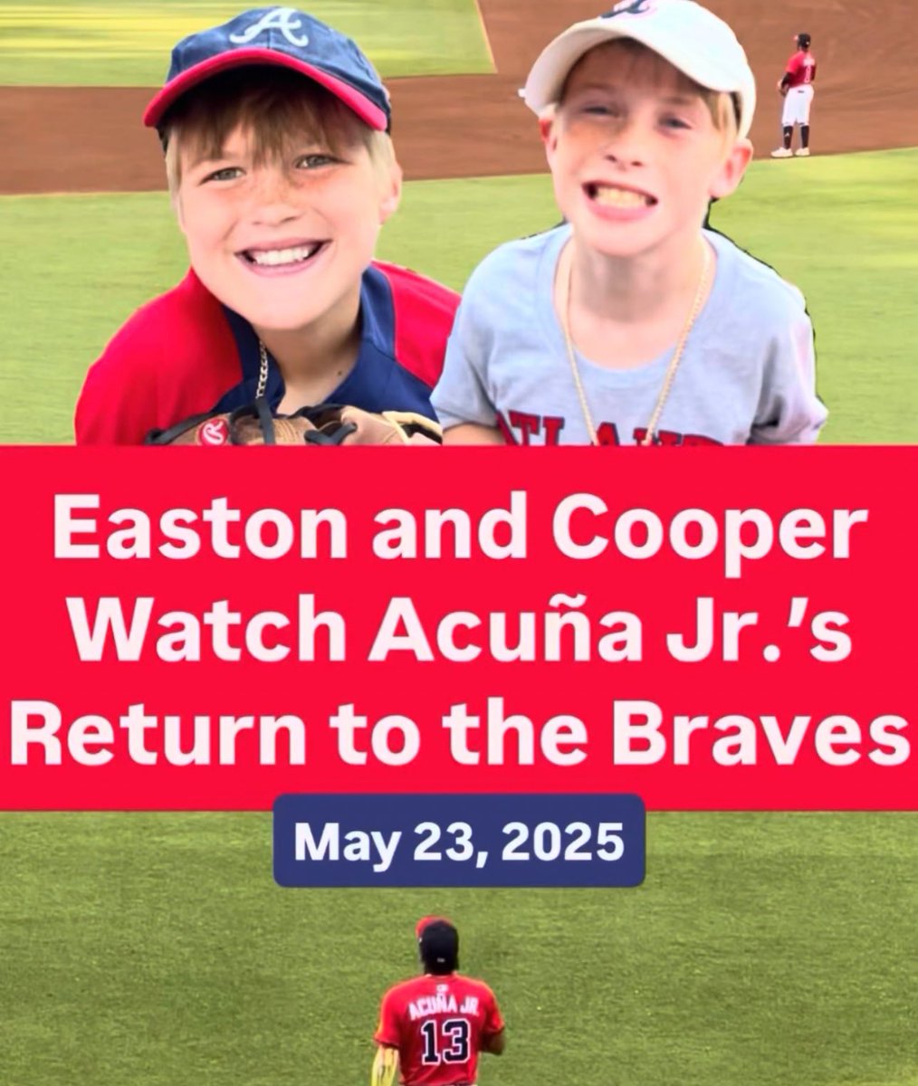Alison Owen Yeske (@a_owen4) on Twitter photo If you love some goofy kiddos + the <a href="/Braves/">Atlanta Braves</a> - Like and Subscribe to the Crazy Mad Bros Channel. โพ๏ธ
youtu.be/JieNfPVgV7Q?siโฆ If you love some goofy kiddos + the <a href="/Braves/">Atlanta Braves</a> - Like and Subscribe to the Crazy Mad Bros Channel. โพ๏ธ
youtu.be/JieNfPVgV7Q?siโฆ
