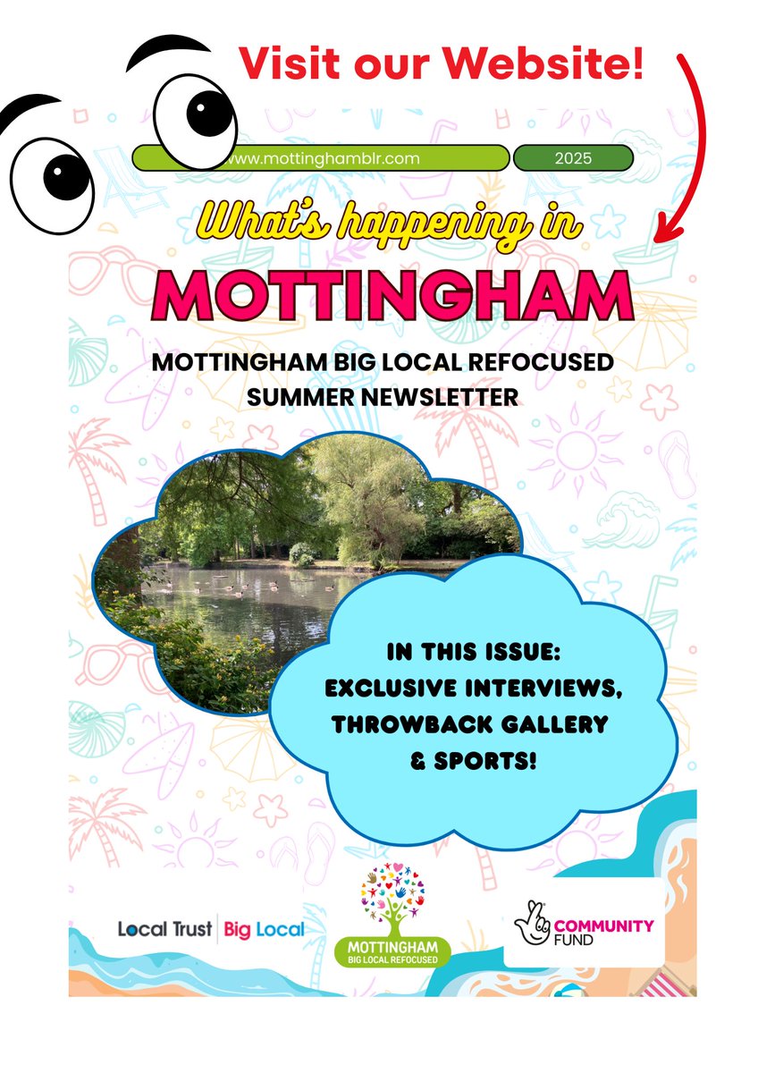 Check out our Summer e-Newsletter on our website.

👉🏽mottinghamblr.com/summer-2025-ne…

Subscribe for regular updates on all the great things happening in Mottingham!

*Scroll to the bottom of our webpage.

#MottinghamBigLocalRefocused #MottinghamNews #MBLR #GetInvolved #Newsletter