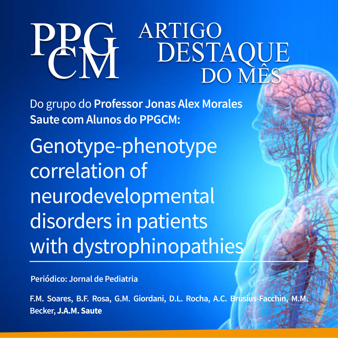 🧠 Novo artigo publicado por pesquisadores do nosso programa investigou a presença de sintomas de TDAH, TOC e autismo em pacientes com distrofia muscular de Duchenne (DMD) — a forma mais frequente de distrofia muscular.

scopus.com/inward/record.…