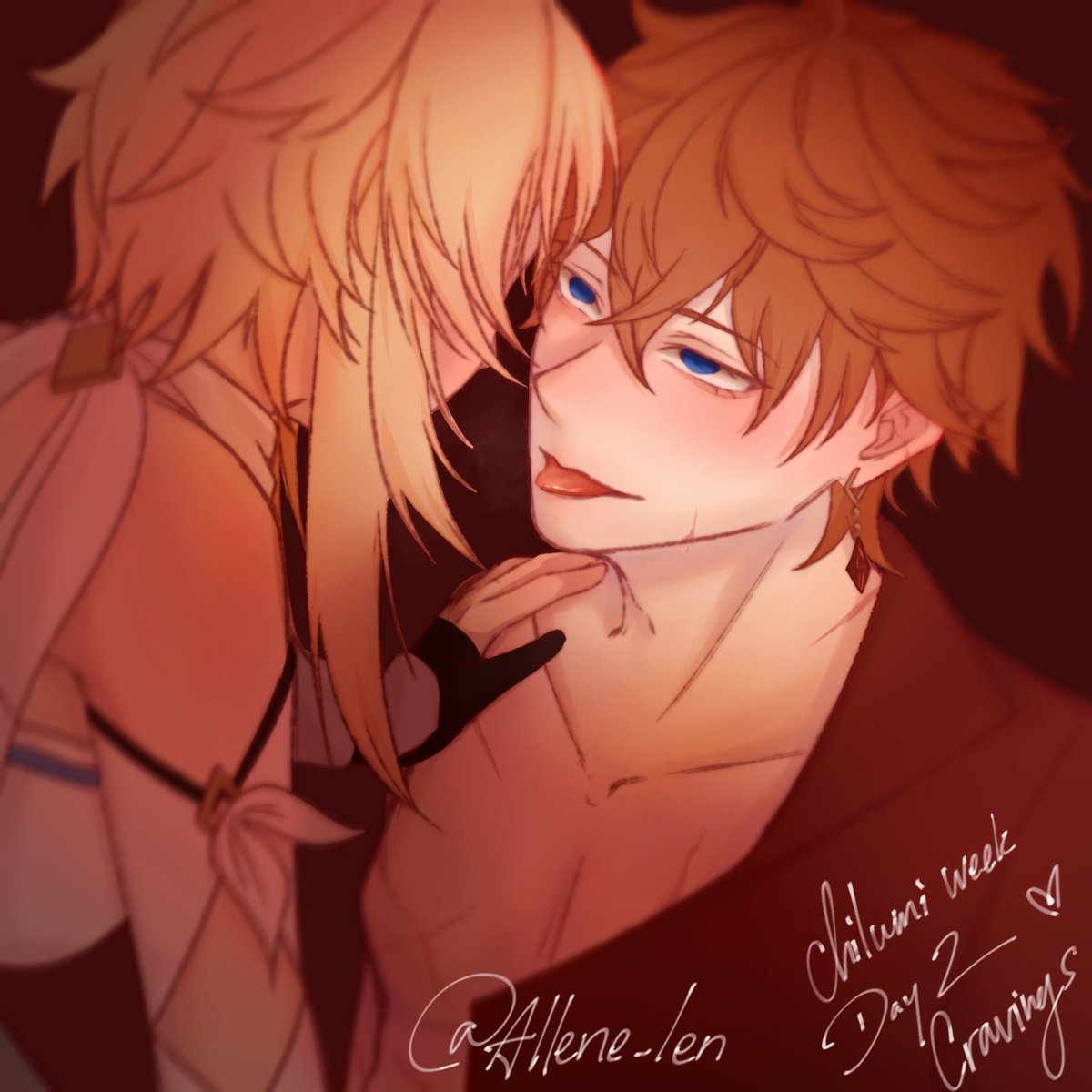 allene_len's tweet image. #chilumi week day 2 : cravings 😚
Lumine have been craving oranges lately 🤤
#ChlmWeek2025 #タル蛍 @chlmweek2025