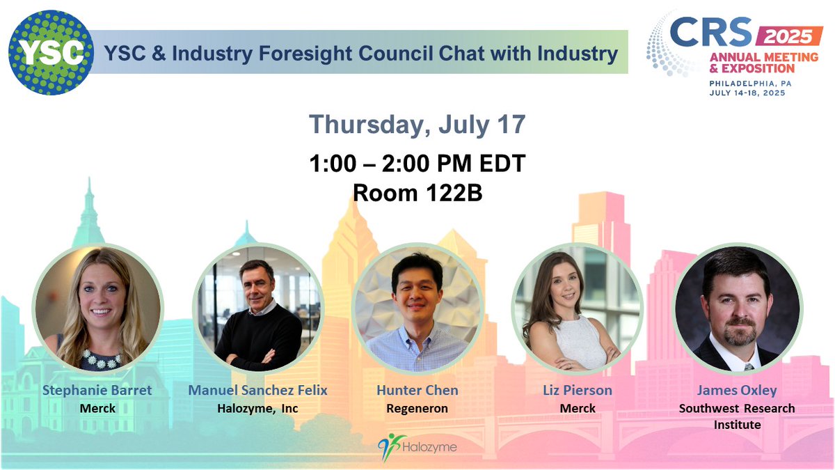 CRS_YSC's tweet image. Starting in 1 h in room 122B! #CRS2025 #CRS2025YSC