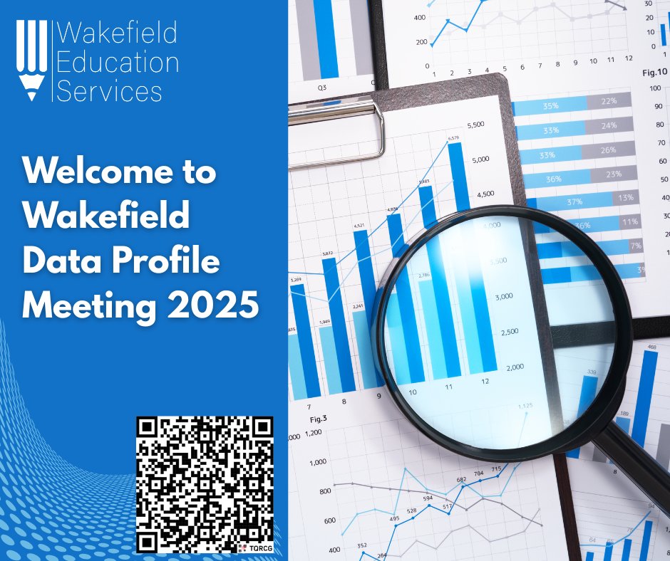 Wakefield_ES's tweet image. 📊 Make sure to book your place on our Welcome to Wakefield/Data Profile Meeting 2025, taking place on Thursday 4th September, 13:00 - 17:00 at Waterton Park Hotel!
Join us⬇️
educationservices.wakefield.gov.uk/Training/Event…
#HereForSchools