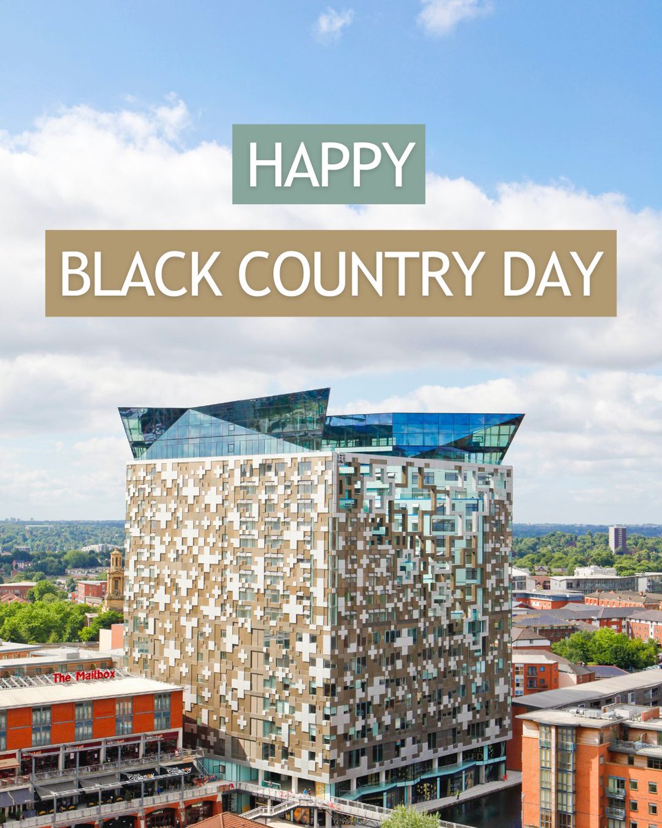 thecubebham's tweet image. Wishing everyone a very happy #BlackCountryDay!
We hope you have a bostin day. ☺️
#TheCube