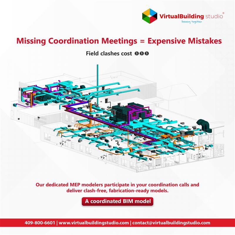 vbsglobal's tweet image. Missed coordination = costly field clashes
VBS’s Dedicated MEP Modelers join your coordination calls and deliver clash-free, fabrication-ready models.
Cut errors | Stay aligned | Build better
Discover DRM: bit.ly/3WUXmhu
#MEP #BIM #ClashDetection #DRM