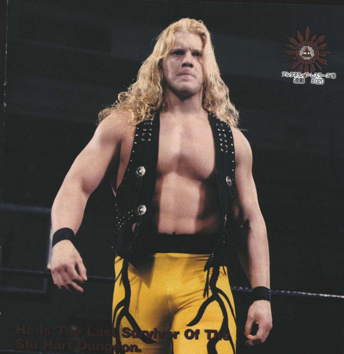 HybridShoot's tweet image. It's @IAmJericho circa 1996.
"He is the last survivor of the Stu Hart Dungeon."