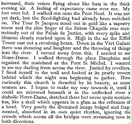 and of iris murdoch; of jake donaghue alone in paris