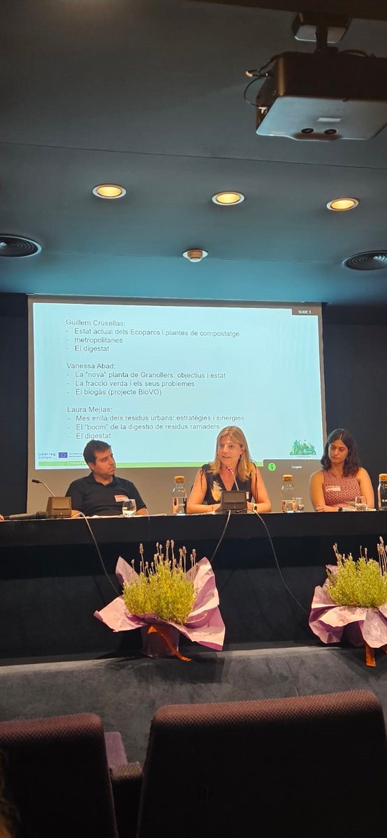 Consorci Residus VO (@cresidusvo) on Twitter photo ♻️ El Consorci ha participat a la jornada "Els residus orgànics que generem als municipis: una mirada integral".
✨Destacar la intervenció de Vanessa Abad, directora de l’Àrea de Tractament, a la taula rodona sobre digestió anaeròbica i compostatge.
<a href="/cresidusvo/">Consorci Residus VO</a> <a href="/vabadc/">Vanessa Abad</a> <a href="/irtacat/">IRTA</a>🌱 ♻️ El Consorci ha participat a la jornada "Els residus orgànics que generem als municipis: una mirada integral".
✨Destacar la intervenció de Vanessa Abad, directora de l’Àrea de Tractament, a la taula rodona sobre digestió anaeròbica i compostatge.
<a href="/cresidusvo/">Consorci Residus VO</a> <a href="/vabadc/">Vanessa Abad</a> <a href="/irtacat/">IRTA</a>🌱