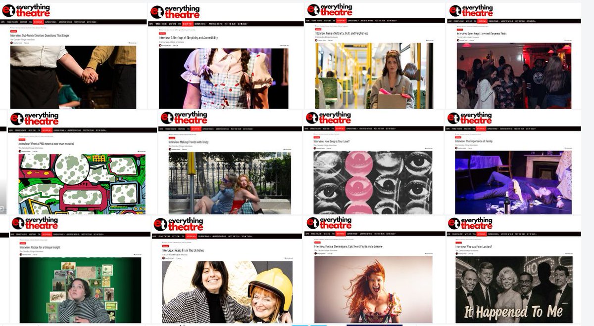 CamdenFringe's tweet image. Want to know more about the shows taking part in the Camden Fringe this summer? @everytheatre have you covered, with loads of interviews to delve into. They've posted 60 so far, and are promising over 100! everything-theatre.co.uk/tag/cfi25/