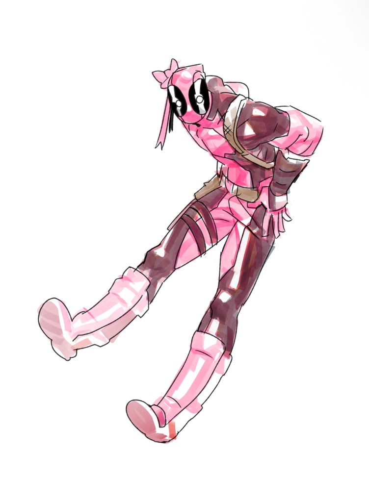 친구 꿈에서 리본달린 핑크 데드풀이 나왔다는데
웃겨서 그렸어요