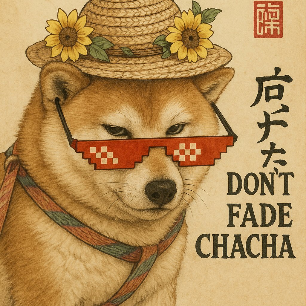 Jorgikoool's tweet photo. @bonkfun $CHACHA
CA: 9Wkcek2EZFmJf5L2XmC5rfnNVBrdndbMe6yW8fbfbonk
#Solana #Bonk #Chaha https://t.co/Z7ctb2Ce0h