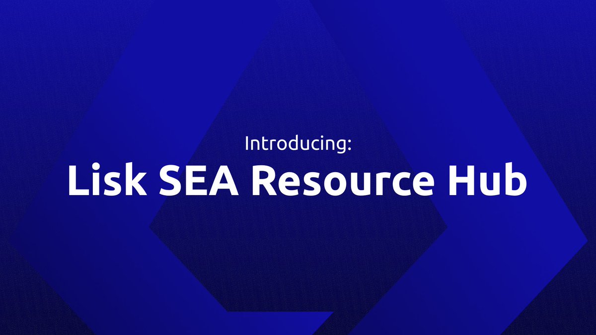 Introducing the Lisk SEA Resource Hub✨

A dedicated platform for builders in Southeast Asia to access:

📚 Essential resources
🆘 BUIDLer support
🛠️ Opportunities to start building on Lisk

Access the resource hub here → lisksea.notion.site/Welcome-to-Lis…