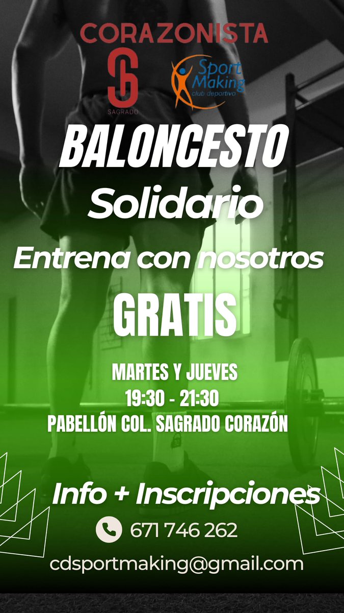 Cáceres Sportmaking Basket (@caceressmbasket) on Twitter photo 🏀🌞 ¡Vuelven las pachangas y entrenos de verano!
📍 Este año en el pabellón del <a href="/Sagradocaceres/">Sagrado Cáceres #SagradoCC</a>
✅ GRATIS y abierto a tod@s, jueguen o no en el club
👧🧑 Desde 3º de Primaria hasta senior
📩 + info en cartel
#BasketEnVerano #Baloncesto
<a href="/Caceres_Basket/">CacerEsBasket</a> 🏀🌞 ¡Vuelven las pachangas y entrenos de verano!
📍 Este año en el pabellón del <a href="/Sagradocaceres/">Sagrado Cáceres #SagradoCC</a>
✅ GRATIS y abierto a tod@s, jueguen o no en el club
👧🧑 Desde 3º de Primaria hasta senior
📩 + info en cartel
#BasketEnVerano #Baloncesto
<a href="/Caceres_Basket/">CacerEsBasket</a>
