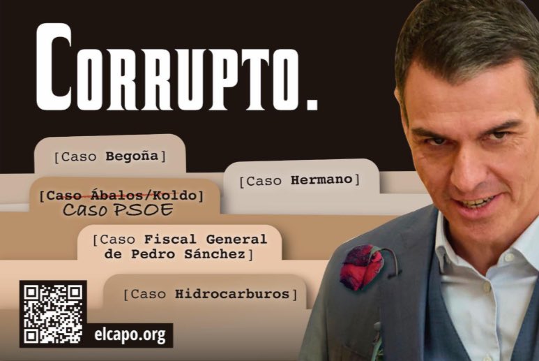Uomo Vitruviano (@uomo_vitruvio) on Twitter photo <a href="/eldiarioes/">elDiario.es</a> Cualquier excusa vale para tapar las corruptelas de Pedro Sánchez, su familia, sus amigos, y sus ministros.
<a href="/sanchezcastejon/">Pedro Sánchez</a>
Corrupto <a href="/eldiarioes/">elDiario.es</a> Cualquier excusa vale para tapar las corruptelas de Pedro Sánchez, su familia, sus amigos, y sus ministros.
<a href="/sanchezcastejon/">Pedro Sánchez</a>
Corrupto