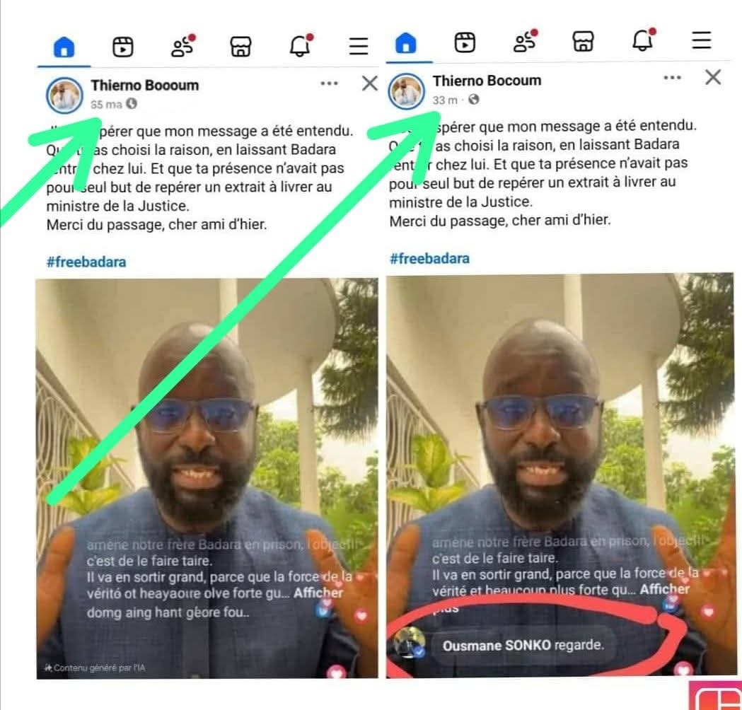 ndiolbusonko's tweet photo. Cey les opposants de salon ! 🤦🏽‍♂️
Thier da def ay capture, montage né PROS da doon seetan son live indiens démasqué ko mu reculé supprimé ko 😭
@BocoumThierno on vous comprend da ga yàgg fan sunu PROS 😂😂😂

#Photo_1 (Originale) 
#Photo_2 (montage, généré par IA) https://t.co/T1UVEHsq51