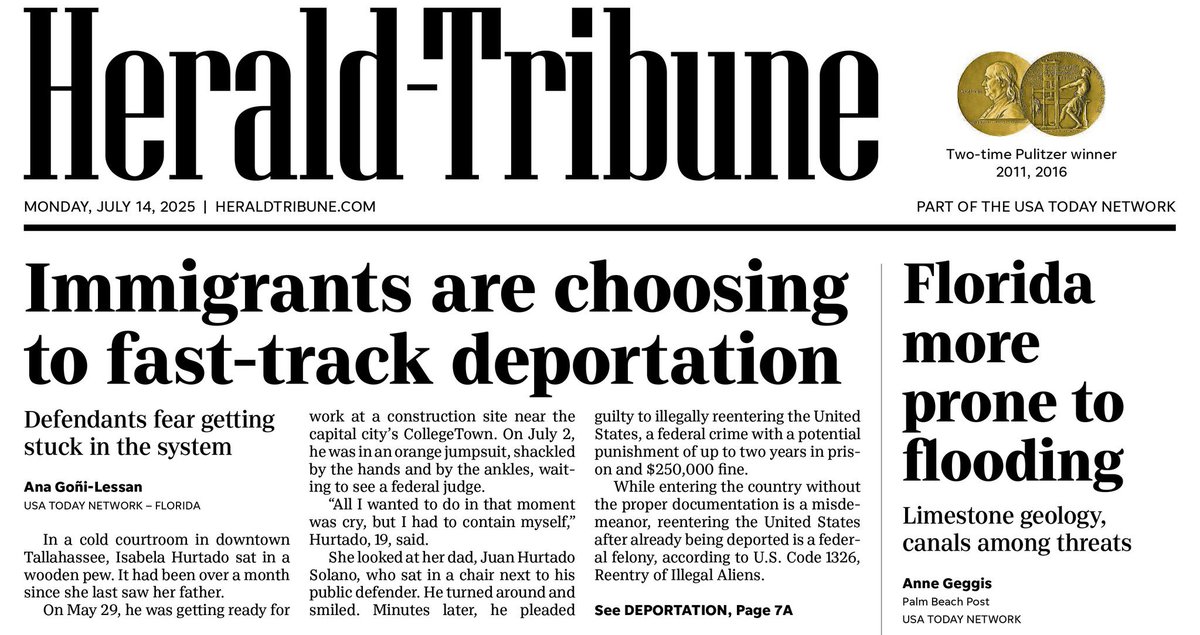 “Immigrants are choosing to fast-track deportations” 

I voted for this 🔥