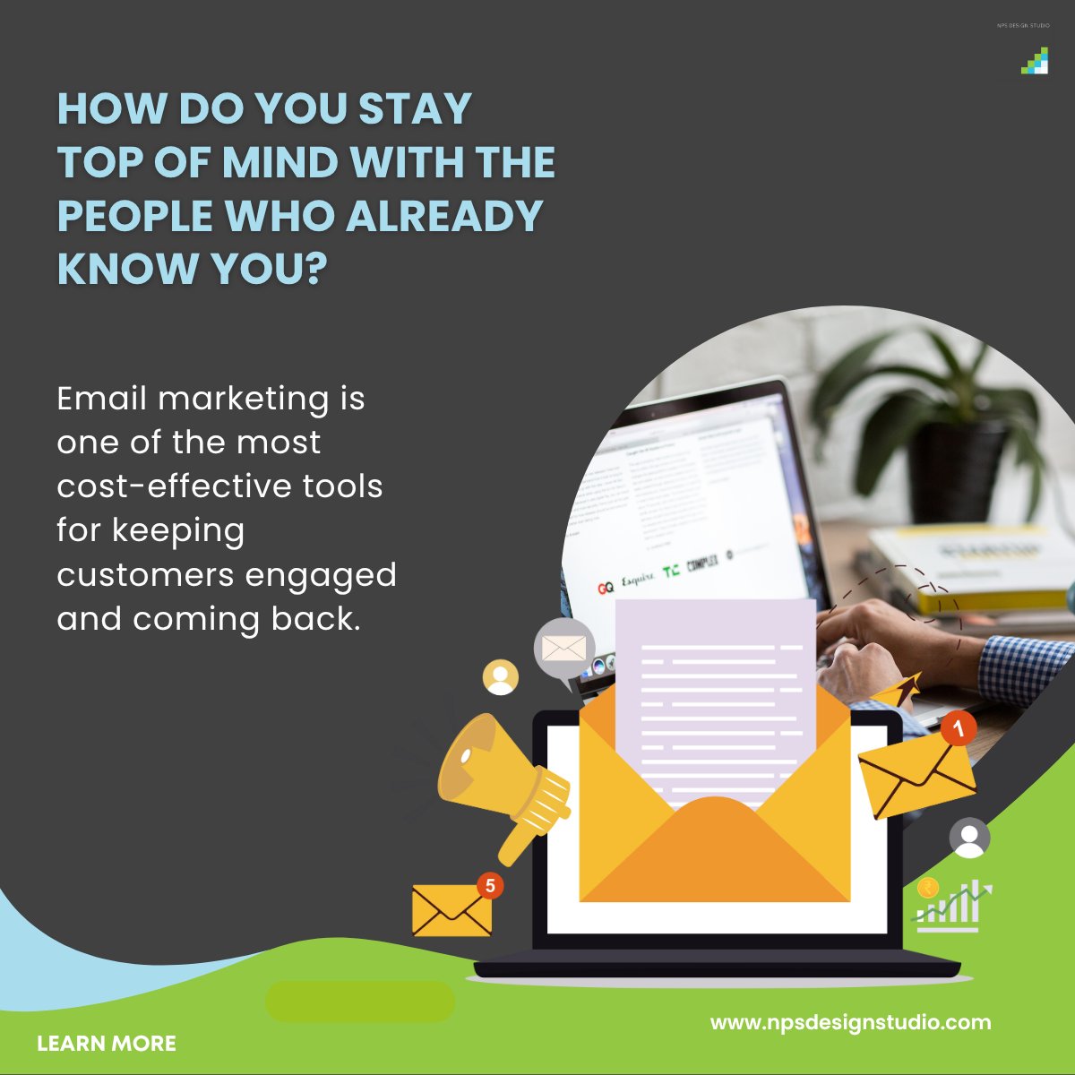 NakedPixelStdio's tweet image. Email marketing is a budget-friendly way to keep your existing customers engaged and coming back. Want to stay top-of-mind? Contact NPS Design Studio to create a winning email marketing strategy. #EmailMarketing #NPSDesignStudio
npsdesignstudio.com/content-strate…