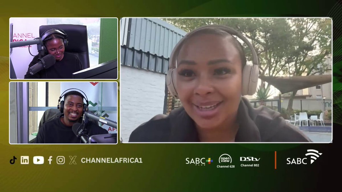 channelafrica1's tweet photo. [ON AIR] #TheUpside #Profile

Today on #TheUpside @MmatshekoMosito &amp; @TebogoExcellent are joined by @Boity an Award winning SA Musician, Entrepreneur and Founder of @bt_signature to discuss the concept of longevity in the entertainment industry.

#TheUpside #OwnYourThrone👑 https://t.co/yq1FxsSfNs