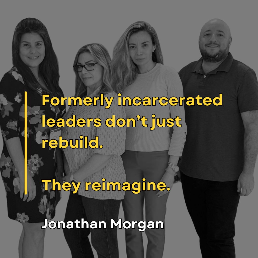 Formerly incarcerated leaders don’t just rebuild.
They reimagine.

We have seen what a broken justice system looks, and we carry a vision of what it could be if built with compassion, fairness, and truth.

📷L-R: <a href="/jcnegron28/">Judith Negron</a>, <a href="/vnessrojas/">Vanessa Rojas</a>, <a href="/beyondprisonmia/">Belen Enriquez 🇪🇨🇺🇸</a>, and <a href="/jjmorgannet/">Jonathan J. Morgan</a>