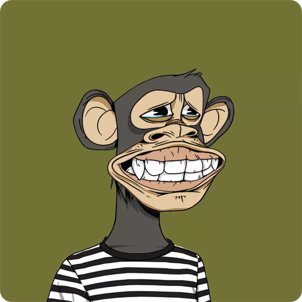 GM ☀️ <a href="/BoredApeYC/">Bored Ape Yacht Club 🍌</a> just snagged a Bored Ape 🦍 They say these are the face of NFTs—had to join the club! BAYC