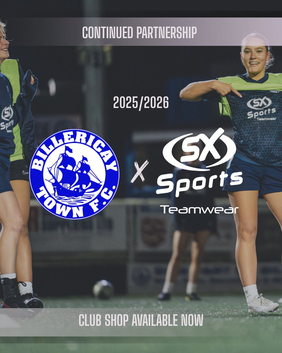 SX Sports (@sxsports) on Twitter photo We’re proud to continue our partnership with <a href="/BTFCWomen/">Billericay Town FC Women</a> as their official technical kit supplier for the 25/26 season! 🔵
The brand new Billericay Town FC Club Shop is now LIVE on our website, shop the latest kits, training wear & fan gear now! 🛍️
sxsports.co.uk/billericay-tow… We’re proud to continue our partnership with <a href="/BTFCWomen/">Billericay Town FC Women</a> as their official technical kit supplier for the 25/26 season! 🔵
The brand new Billericay Town FC Club Shop is now LIVE on our website, shop the latest kits, training wear & fan gear now! 🛍️
sxsports.co.uk/billericay-tow…