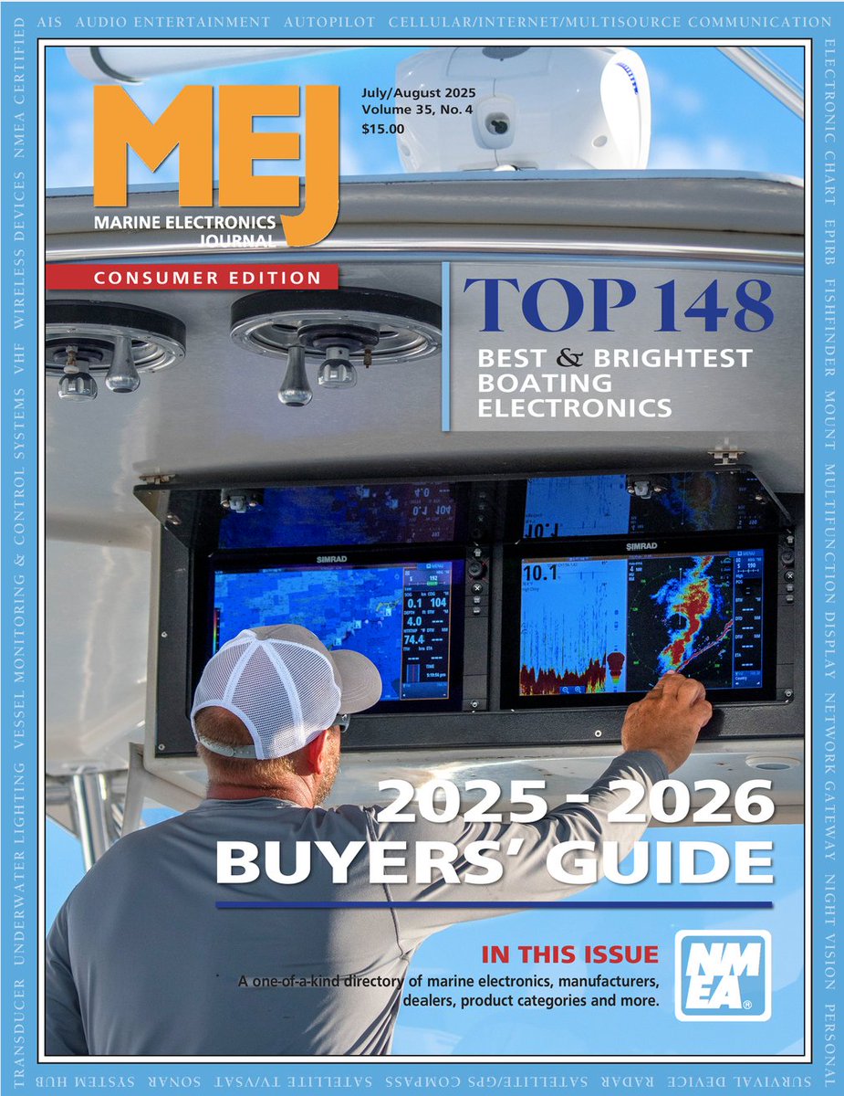 The Best &amp; Brightest #Boating Electronics For 2024
marineelectronicsjournal-digital.com/marineelectron… From the #NMEA