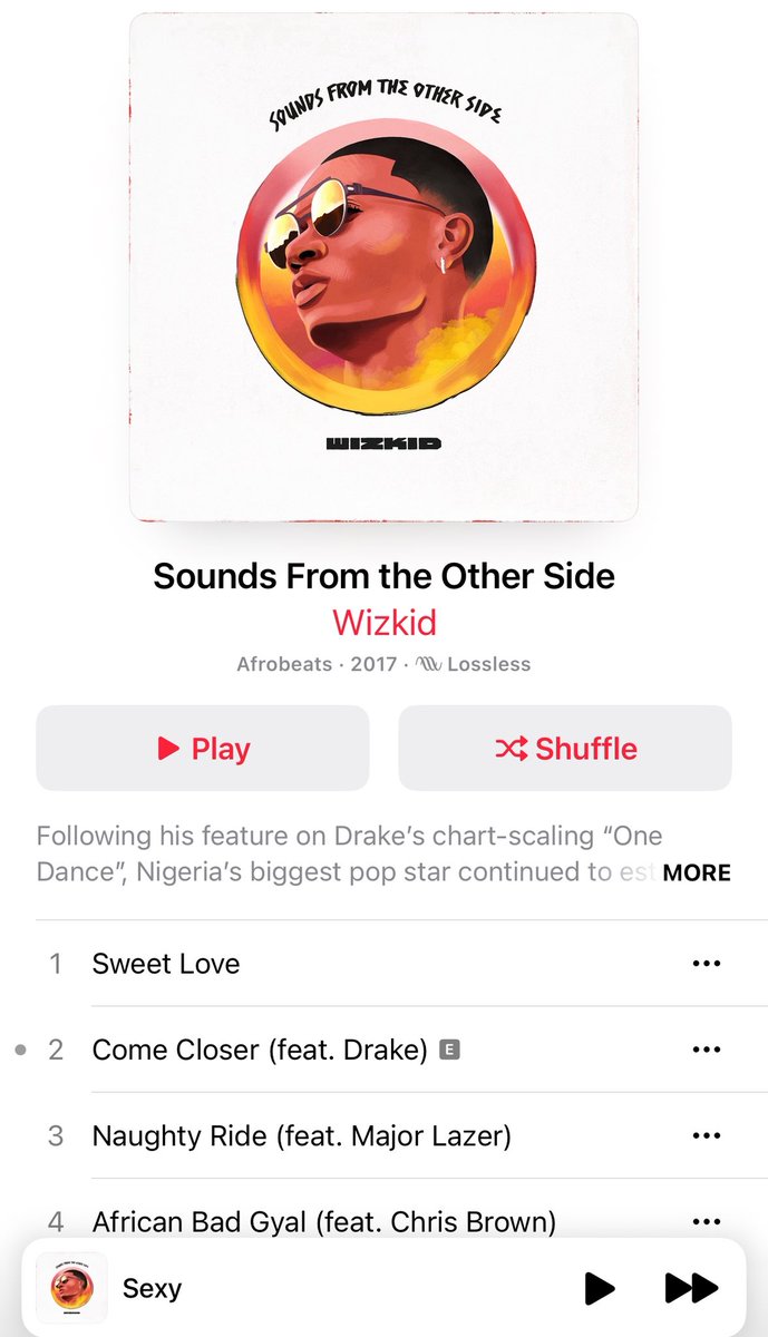 JoeyAkan's tweet image. Wizkid&apos;s &quot;Sounds From The Other Side&quot; is the greatest Nigerian album that never was. It was the perfect Afrobeats to the world album, but it was gifted to the world during a transitional period for our culture. 

Critically spectacular, with enough commercial firepower to alter…