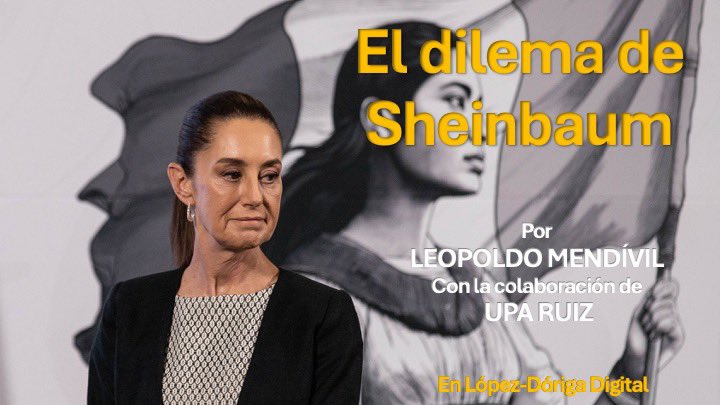 Si la presidenta decide enjuiciar a un político o a un funcionario, no habrá un resultado fácil en la clase política. 
lopezdoriga.com/opinion/cc2025…
<a href="/GRIN_RR/">Alex Rios (GRIN-RR) ❤️MX</a> <a href="/aleoglez/">AleO</a> <a href="/bereaguilarv/">Bere Aguilar</a> <a href="/ElAmaDeCasa1/">El Ama De Casa</a> <a href="/araceli03956935/">araceli ramirez</a> <a href="/AleB1808/">AleB</a> <a href="/Moonlight_Blue4/">✨Lucy Sky✨</a> <a href="/YM87B/">Yazmín Murillo</a> <a href="/AlexBaks82/">Alex Baqueiro</a> <a href="/SocCivilMx/">Sociedad Civil México</a> <a href="/ChairosY/">Sir M</a>