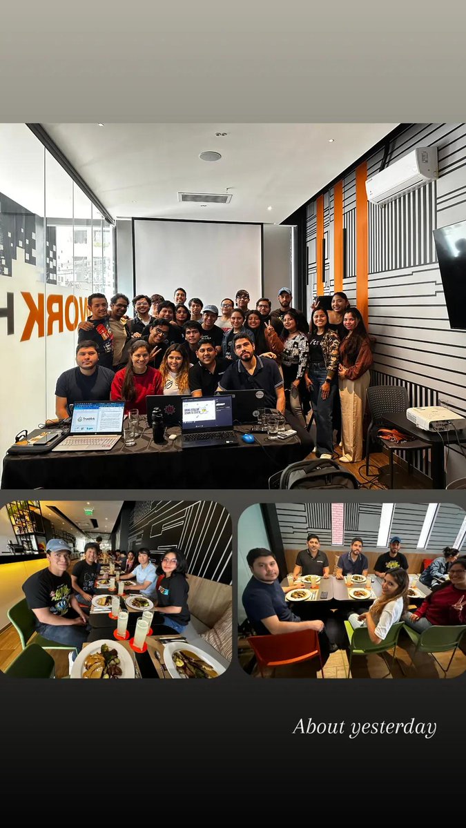 VaneCripto's tweet image. 🚀 ¡Hicimos historia!
Bolivia tuvo su primer hub satelital de Stellar 💫
La comunidad Web3 de hackers no solo crece se consolida.
Y me llena el alma ser organizadora, y liderar junto con @Buidlersbo
Amo a mi equipo, somos la semilla de una revolución.
@StellarOrg @Stellar_LATAM