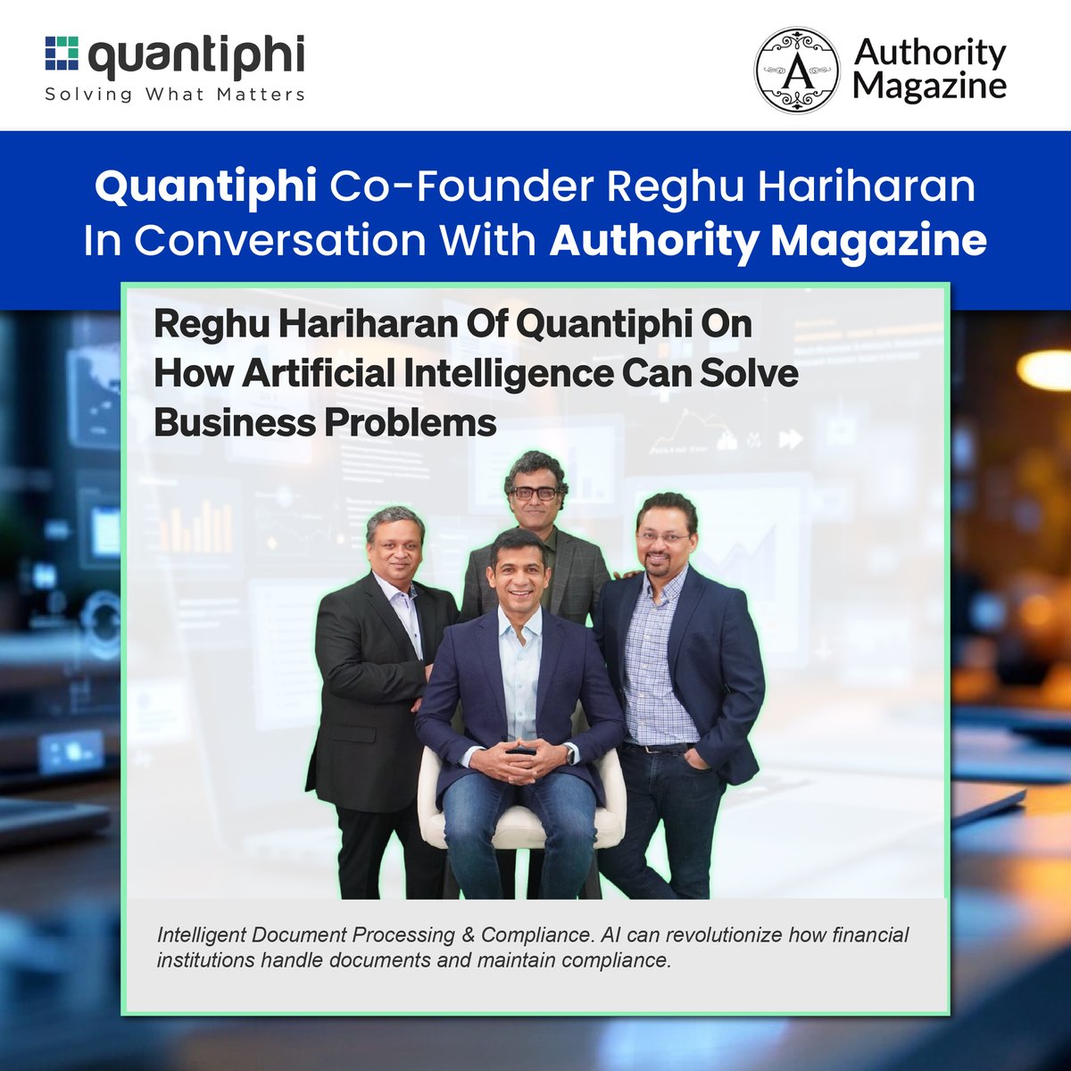 Quantiphi (@quantiphi) on Twitter photo Reghu Hariharan, Co-founder of <a href="/Quantiphi/">Quantiphi</a>, speaks with <a href="/ChadBuilttolead/">Chad Silverstein</a> at <a href="/AuthorityMgzine/">Authority Magazine</a> about how businesses can harness #AI responsibly to drive real impact.
Read the full interview here: lnkd.in/dJdDy-dg
#AI #ResponsibleAI #Leadership #Quantiphi #SolvingWhatMatters Reghu Hariharan, Co-founder of <a href="/Quantiphi/">Quantiphi</a>, speaks with <a href="/ChadBuilttolead/">Chad Silverstein</a> at <a href="/AuthorityMgzine/">Authority Magazine</a> about how businesses can harness #AI responsibly to drive real impact.
Read the full interview here: lnkd.in/dJdDy-dg
#AI #ResponsibleAI #Leadership #Quantiphi #SolvingWhatMatters