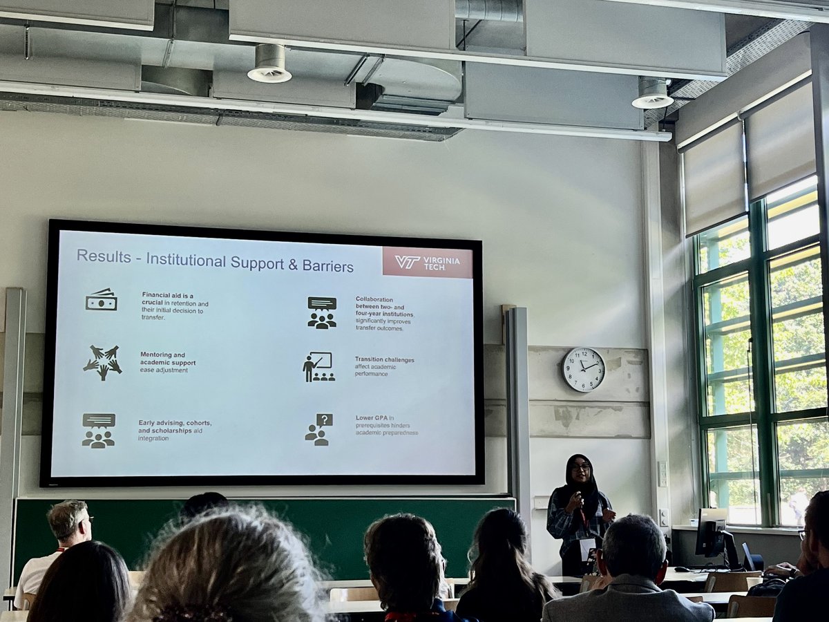 SanghaniCtrVT's tweet image. Sara Hooshangi, core faculty @SanghaniCtrVT, & Ph.D. student Nawar Wali were in Holland recently to present papers @TheOfficialACM Conference on Innovation and Technology in Computer Science Education (ITiCSE).
Links to their work:
tinyurl.com/ykp3yyhv tinyurl.com/y8vb5xs6