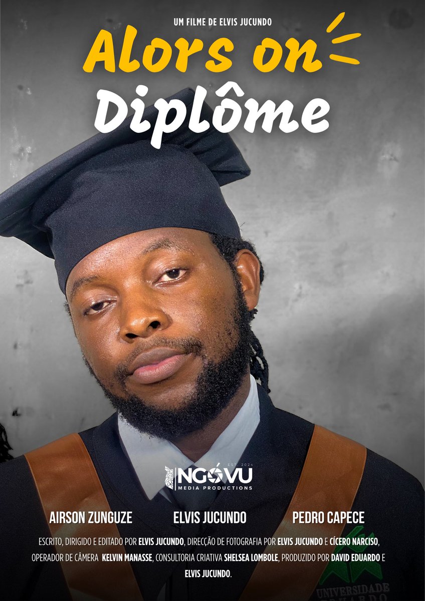 Então decidi fazer um movie e fazer uma estreia.🤭

📅 Sábado, 19 de Julho
🕔 17:00h
📍 Escola Secundária Josina Machel - Museu
🎟️ Bilhete: 237 Mts
Para adquirir os bilhetes Whatsapp: +258 84 207 2795