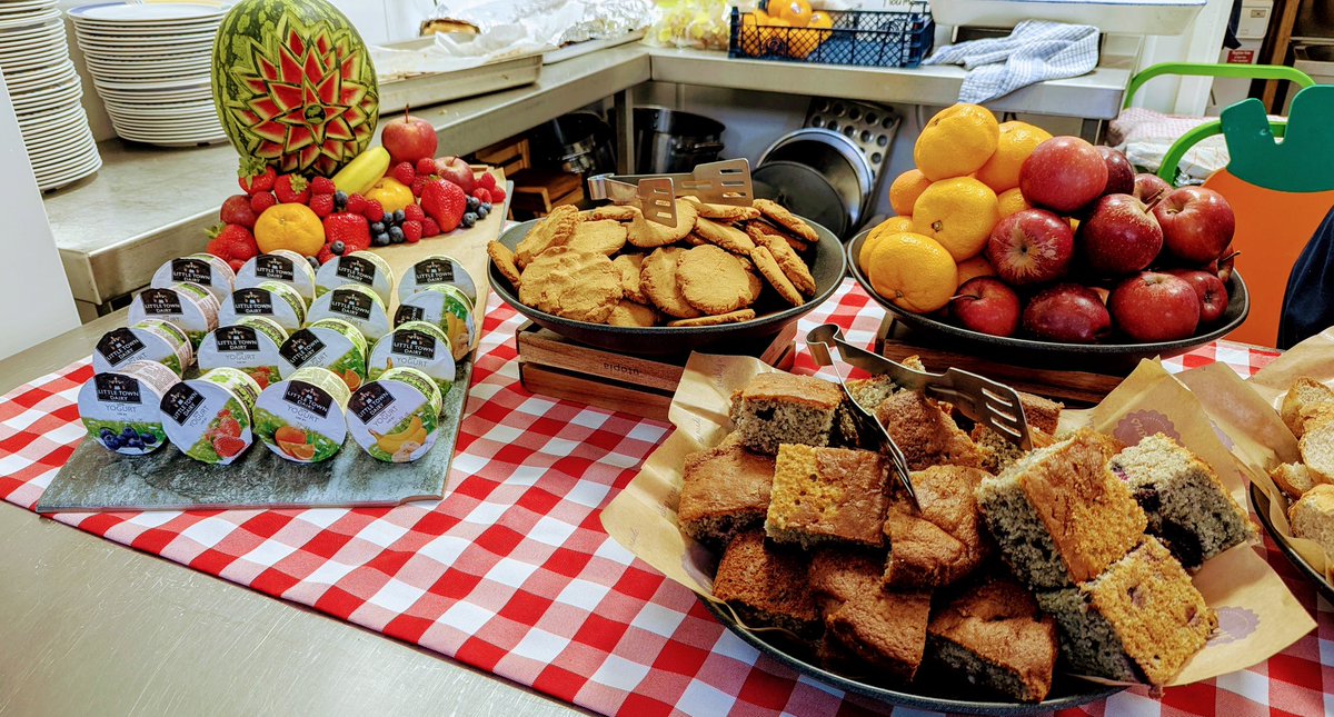 The catering team continued through the week promoting healthy foods with craved watermelons and a vegetable display to encourage children to try a range of healthy foods.