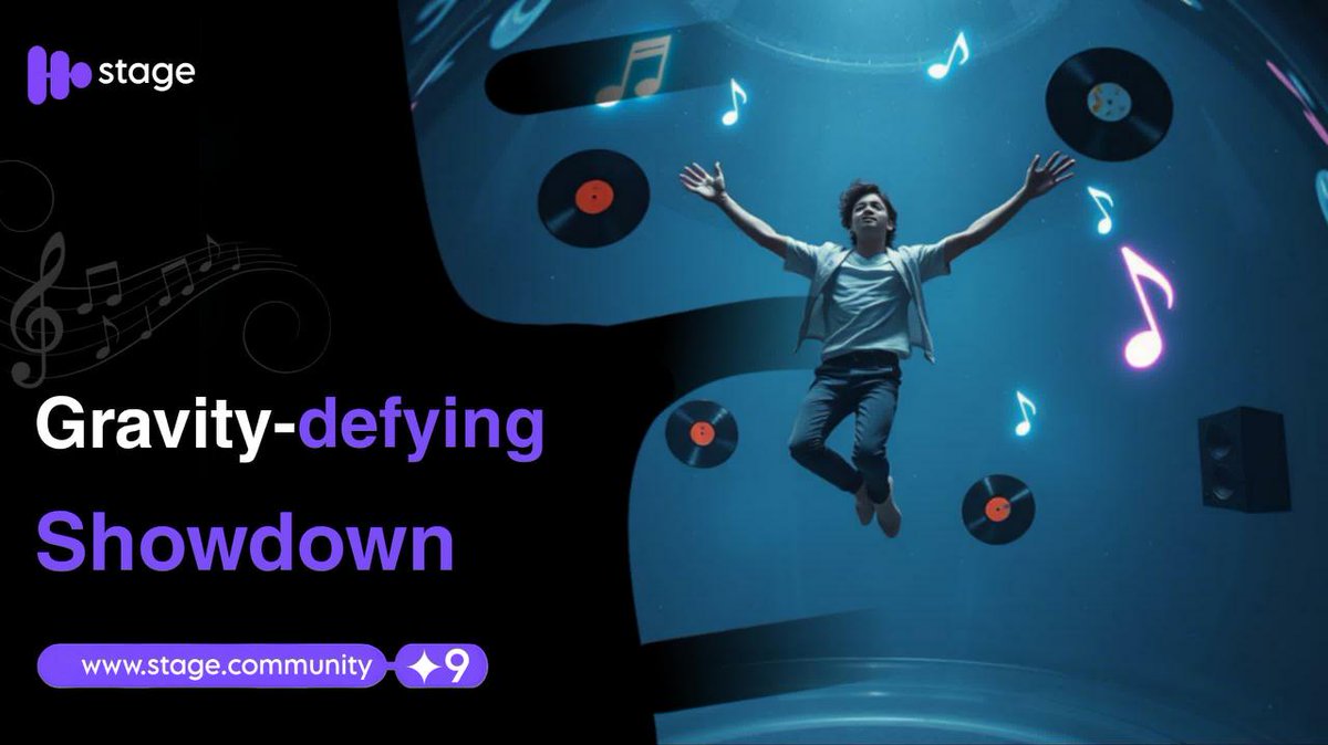 When your groove breaks free of gravity, the world can’t hold you down. 🚀🕺
Launch your zero-G beat on Stage, let the community’s votes propel you, and float to the pinnacle of the charts.
Take off at 🌐 stage.community | 📱 App → apps.apple.com/us/app/stage-m…