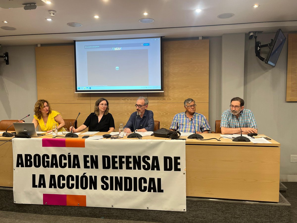 Plataforma Abogacía Defensa de la Acción Sindical tweet media