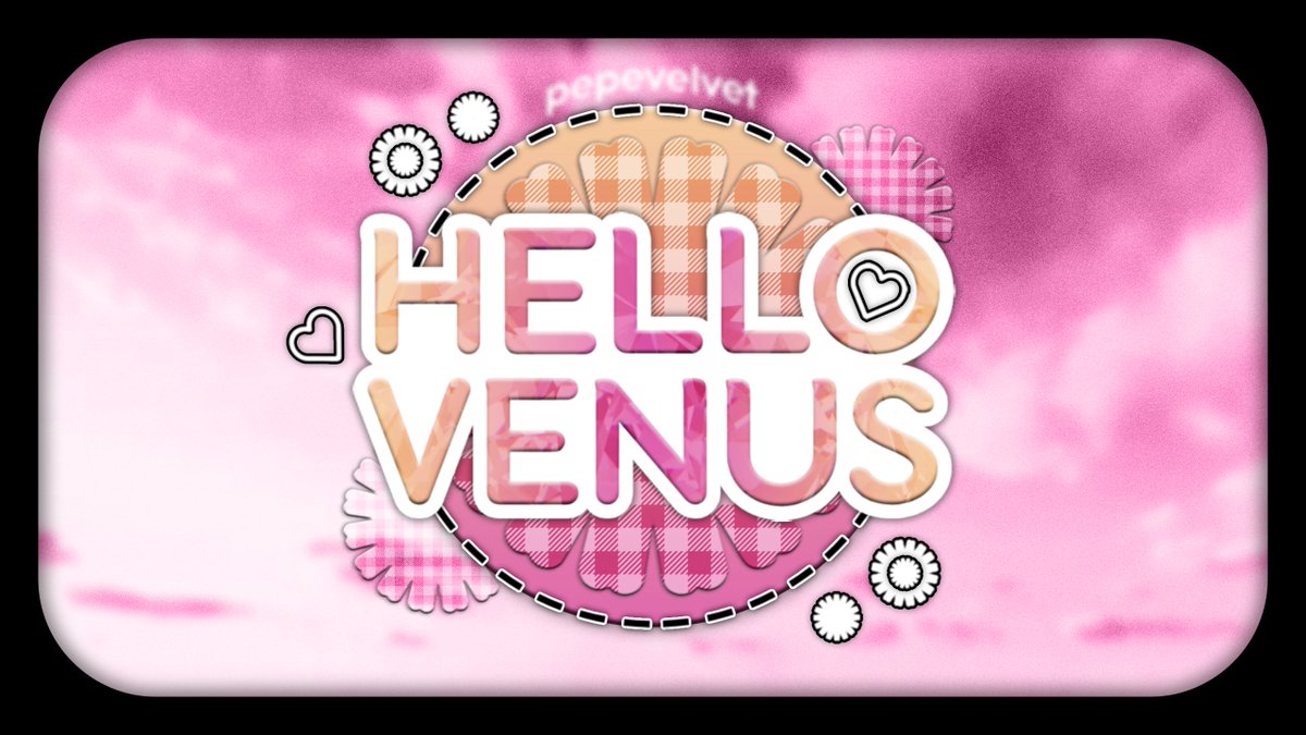 pepevelvet's tweet photo. #hellovenus : jpop styled logo https://t.co/yXpgOfwhRW