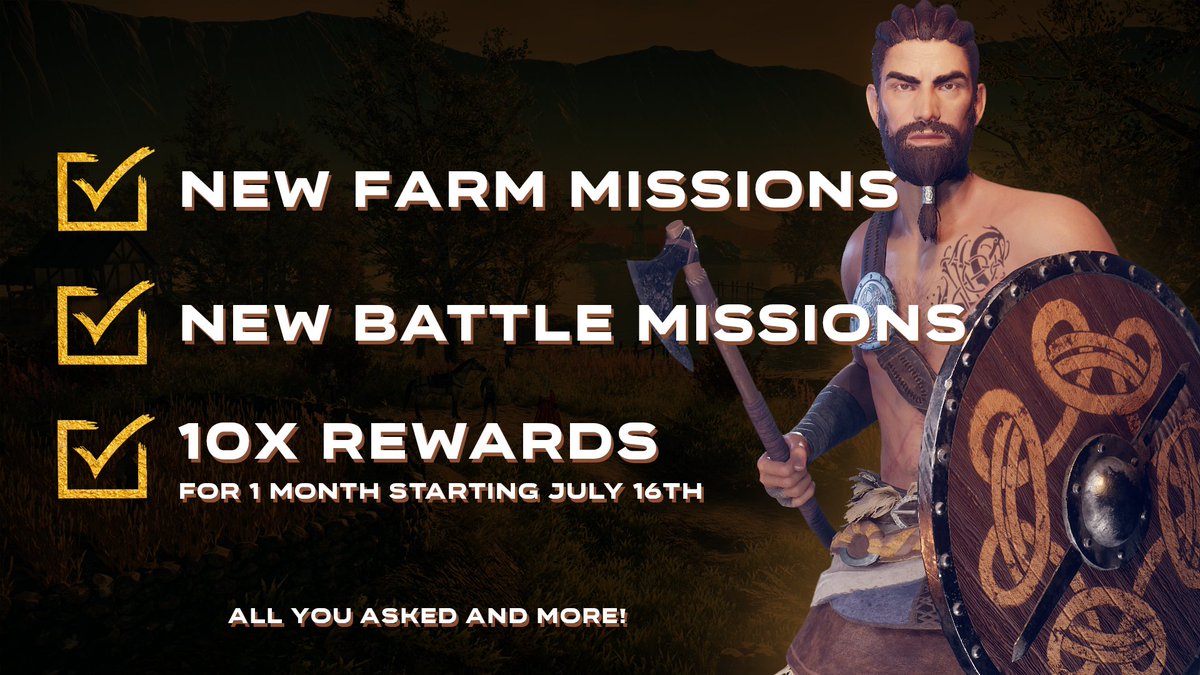 BLOCKLORDS's tweet image. 🚨 New Community Hub Missions just dropped!
🧑🌾 Farm Missions – Fresh goals for the hardest workers
⚔️ Battle Missions – Step onto the field and prove your strength
💰 10x Rewards for one whole month starting July 16th!
More missions. More action. More reasons to play.
Let’s see…