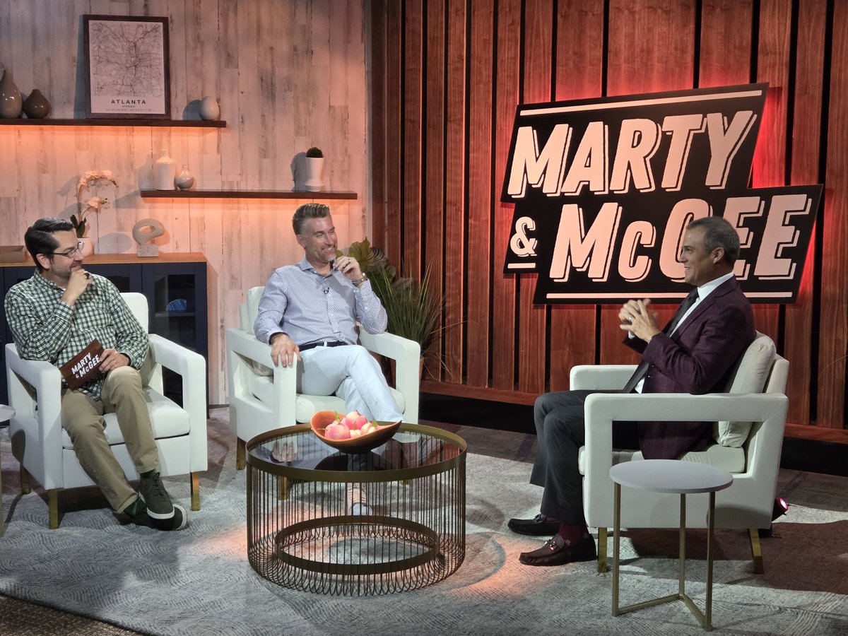 One of our favorite stops each year is when <a href="/CoachSBeamer/">Shane Beamer</a> is on the set with <a href="/MartySmithESPN/">Marty Smith</a> and <a href="/ESPNMcGee/">Ryan McGee</a> #SECMediaDays