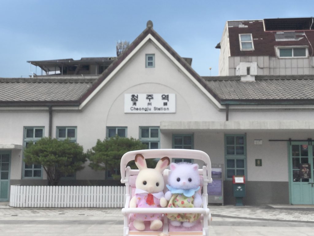 swiinawa's tweet image. 쌍디룩 입고 청주 여행 ♡🍥