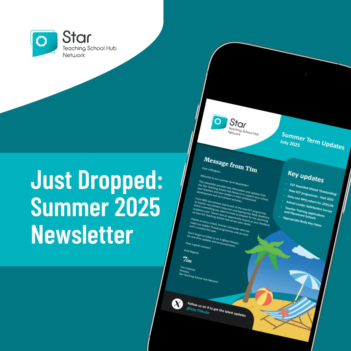 StarTSHubs's tweet image. ☀️ Our Summer Newsletter is HERE! Packed with fresh updates, insights and resources to help you prepare for the upcoming academic year. Have a read 👉 shorturl.at/q6qn5