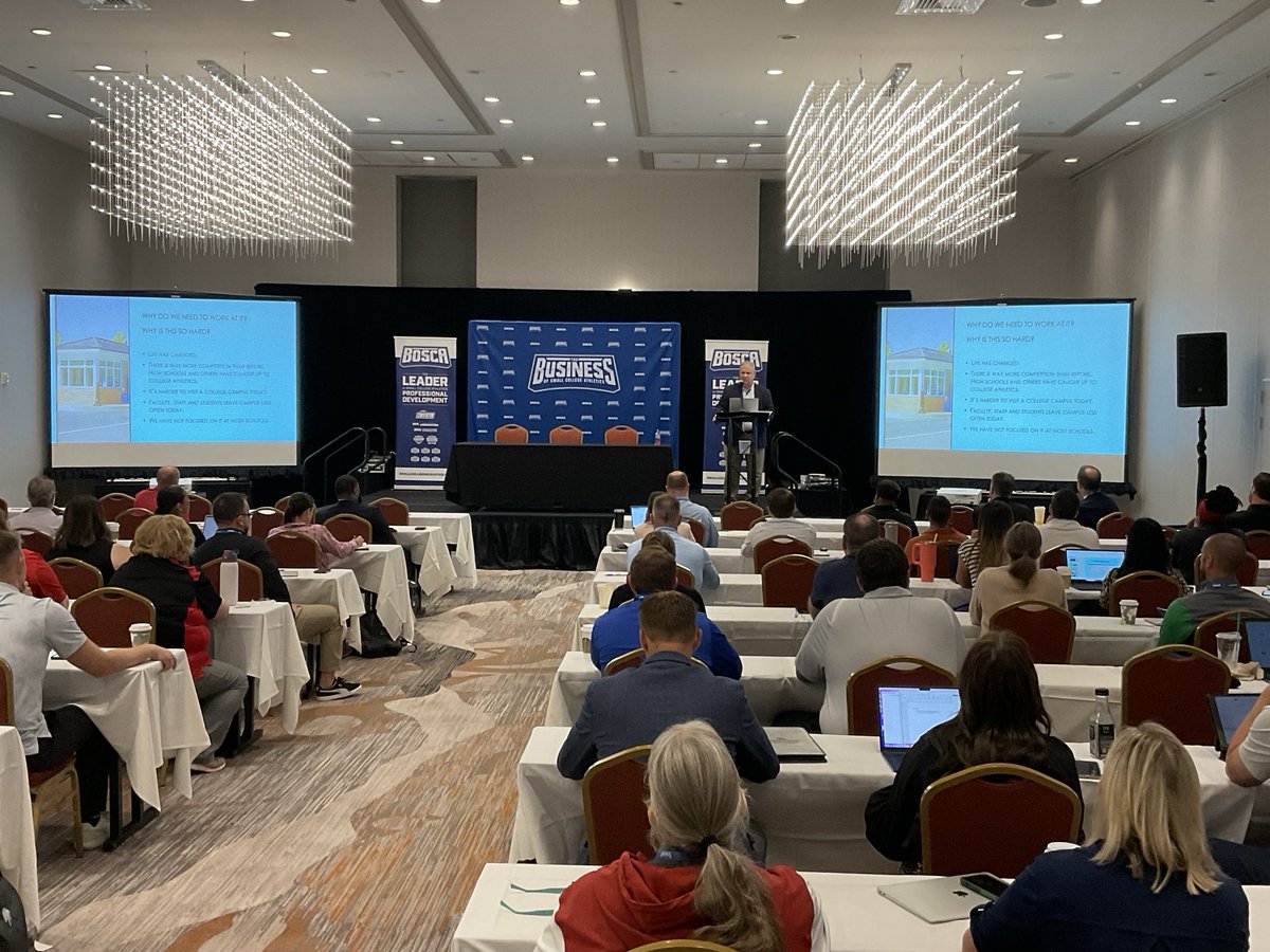 BOSCA (@smallcollegeath) on Twitter photo Off and running on #BOSCA25 with <a href="/Hermann_sports/">Mike Hermann</a> sharing insights on community and campus engagement Off and running on #BOSCA25 with <a href="/Hermann_sports/">Mike Hermann</a> sharing insights on community and campus engagement