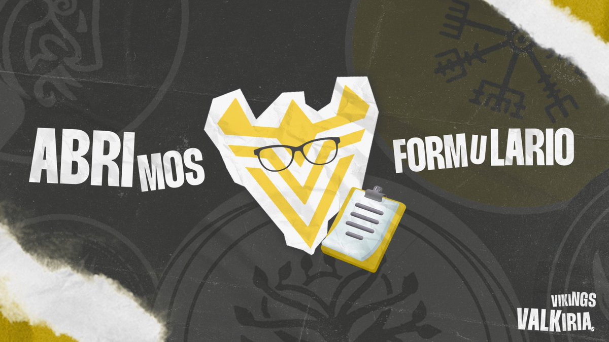📋 ABRIMOS FORMULARIO

🔊 Era un secreto a voces, pero por fin os damos la oportunidad de participar en los tryouts de cara al Split 1 de Liga Nexo

❓ Crees que tienes el nivel para unirte al Método Barroso? Demuéstralo en la grieta

➡️ forms.gle/6yQjTSwWAPp1bC…

#UruzVikings