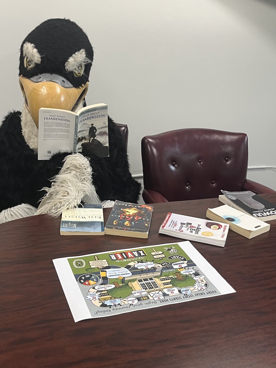 ☀️📚 Even our Falcon knows summer is the perfect time to get lost in a good book! Have you started your summer reading yet? Make sure to get those pages turning before the school year swoops back in.